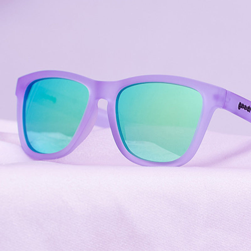 Lilac It like That | gafas de sol púrpura lavanda con lentes verdes| gafas de sol OG goodr