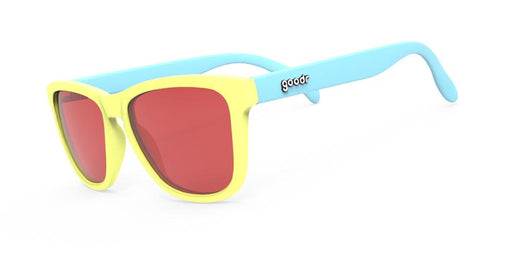 Goodr Pineapple Painkillers Running Sunglasses Front View